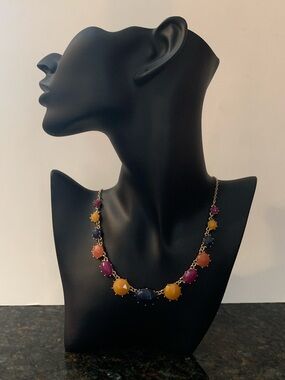 Multicolor Beaded Statement Necklace - Women Jewelry
